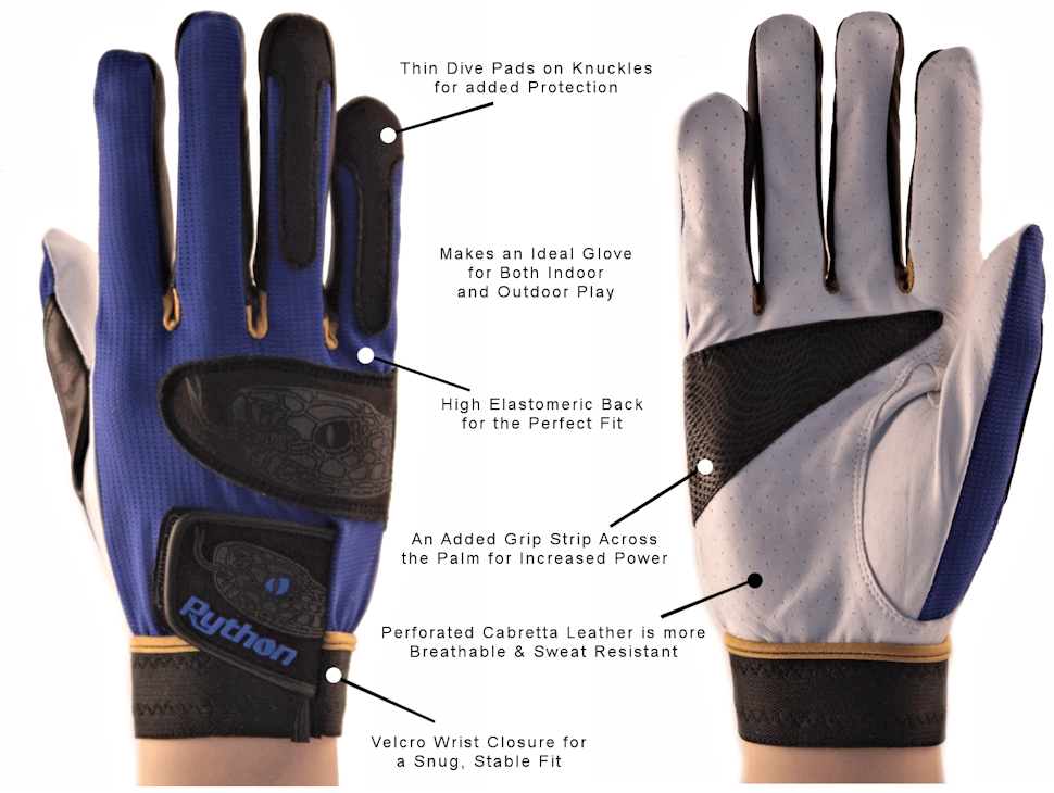 Python Deluxe Racquetball/Pickleball Glove